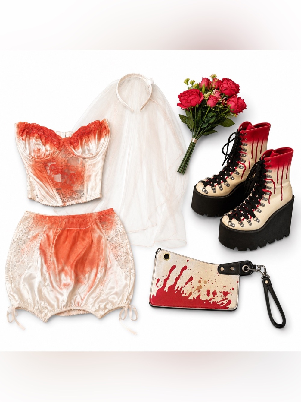Dolls kill bloody bundle of 6 item!